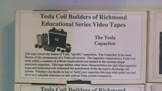 TCBOR Tesla Coil Builders of Richmond Video Library High Voltage VHS rare 5