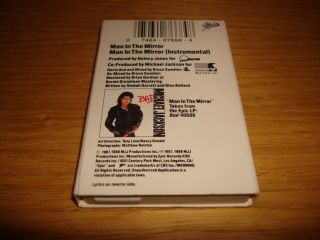 Michael Jackson Man In The Mirror 1988 Cassette Single / Cassingle Mega Rare 5