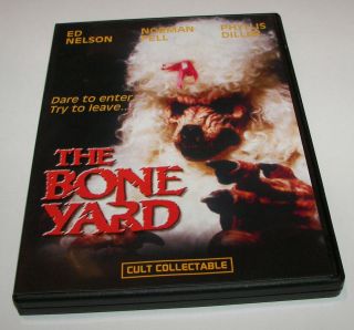 The Boneyard (1990) Dvd Rare Oop Norman Fell Phyllis Diller Horror