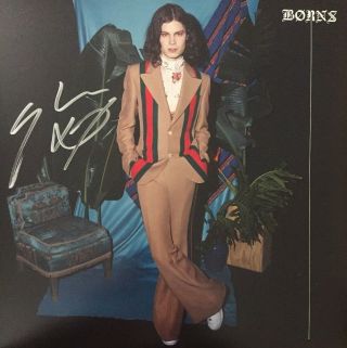 Borns Signed Autographed Blue Madonna Vinyl Lp Album W/coa Proof Rare Garrett