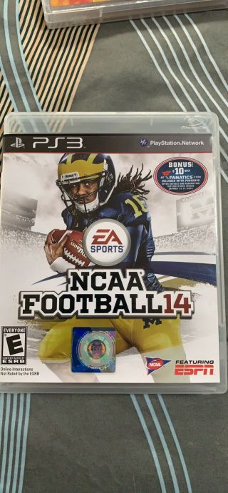 Ncaa Football 14 Case Rare (sony Playstation 3,  2013)