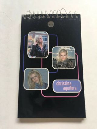RARE Christina Aguilera 2000 School Supplies - Folders - Pencil Bag - Pencil - Spiral 5