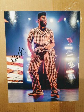 Khalid Signed Auto 8x10 Rare In Person Location Young Dumb & Broke Better