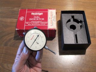 Old/vtg “the Starrett Co.  ” No:665 - 441 Dial Indicator Antique/rare Machinist Tool