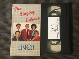 The Singing Echoes Live Vhs Video Tape Rare Gospel Music Vhs