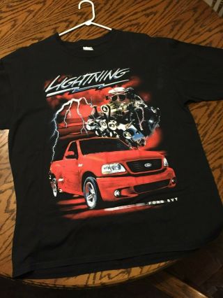 Rare Never Worn Ford Svt Lightning T - Shirt Size Xl