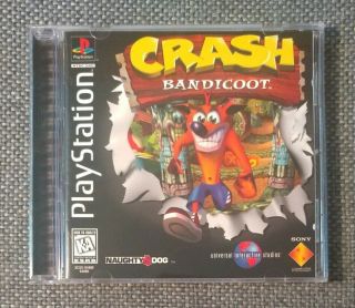 Crash Bandicoot Playstation 1 Ps1 Ps2 Ps3 Complete Rare Black Label
