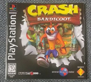 Crash Bandicoot PlayStation 1 PS1 PS2 PS3 Complete Rare Black label 4