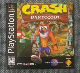 Crash Bandicoot PlayStation 1 PS1 PS2 PS3 Complete Rare Black label 6