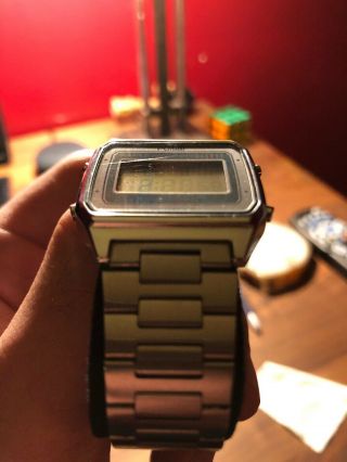 Vintage rare wristwatch DIGITAL LCD PULSAR By SEIKO W309 - 5009 alrm chronograph 5