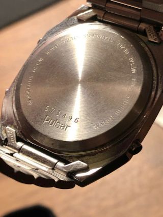 Vintage rare wristwatch DIGITAL LCD PULSAR By SEIKO W309 - 5009 alrm chronograph 8