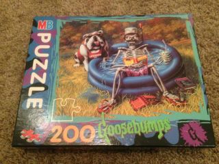 Rare Goosebumps 200 Pc Jigsaw Puzzle Mb C1994