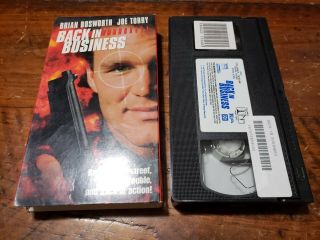 Back In Business Vhs - Brian Bosworth Rare
