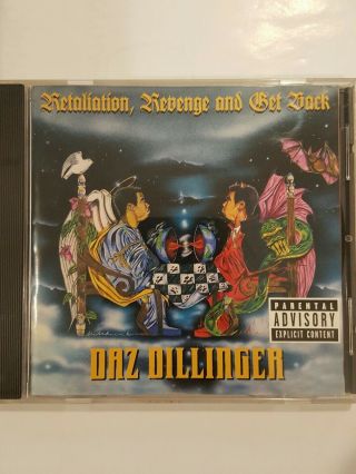Rare 1st Press Daz Dillinger Retaliation Revenge & Get Back 2pac Snoop Like