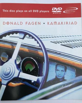 Kamakiriad Donald Fagen Extremely Rare Dvd - Audio Dvd - A 5.  1 96khz 24 Bit
