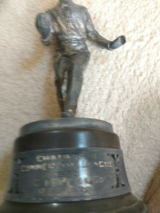 VINTAGE RARE 1933 Bowling Trophy - Wallace Bros Silver Plated? - 9.  