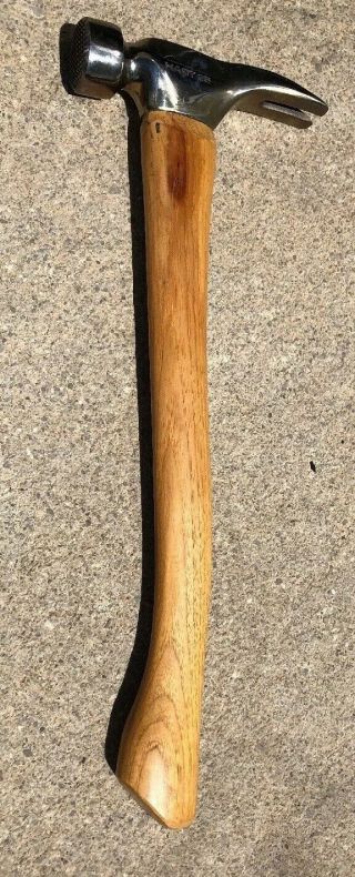 Hart 25 Oz Framing Hammer Hardly Wooden Handle Rare