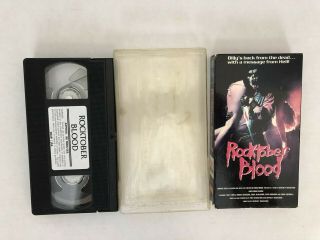 Rocktober Blood RARE Horror VHS WHAM USA Jef Films Canadian Rating Box Protector 2