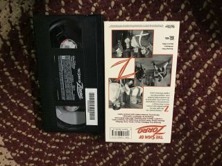 Walt Disneys The Sign Of Zorro Big box slip rare OOP VHS 2