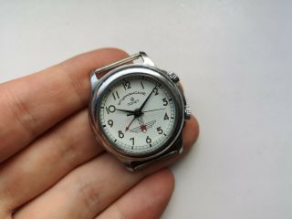 Rare Collectible Russian Watch Poljot Alarm Buzzing Sturmanskie Serviced