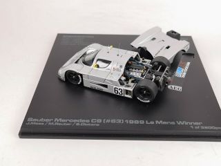 1:43 Hpi 63 Mercedes Sauber C9,  Winner Le Mans 1989 Very Rare
