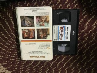 Walt Disney Old Yeller Big box slip rare OOP VHS 2