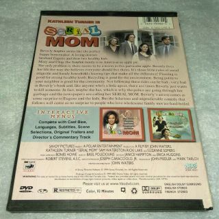 Serial Mom (DVD,  Kathleen Turner Killer RARE oop 2
