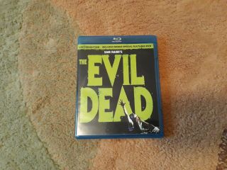 Evil Dead Limited Edition Blu - Ray With Bonus Dvd - Rare & Oop