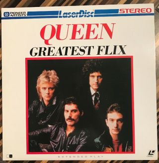 Queen Freddie Mercury Greatest Flix Music Videos Rare Ld Laserdisc Oop