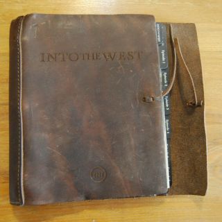 Into The West 2005 Steven Spielberg Tnt Miniseries Leatherbound Presskit Rare