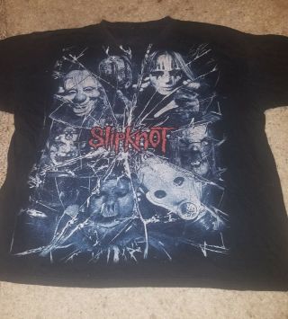 Rare Slipknot All Over Print Shirt No Tag Xxl Nu - Metal