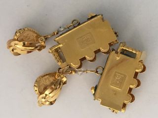 Rare Lunch at the Ritz San Francisco Trolley Car Earrings Hyde / Powell 4