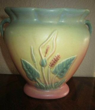 Hull Art Pottery Calla Lily Vase 530/33 Rare Hard To Find 1938
