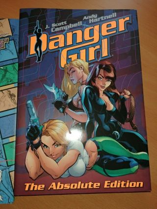 Absolute Danger Girl - J Scott Campbell - Sketchbook art Hardcover HC oop rare 5