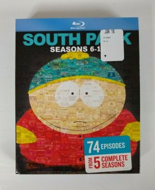 South Park Seasons 6 - 10 W/ Slipcover Out Of Print Rare