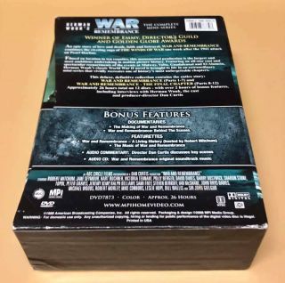 RARE OOP WAR AND REMEMBRANCE DVD EPIC MINI SERIES COMPLETE 12 Discs DVD 6