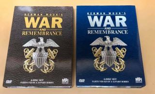 RARE OOP WAR AND REMEMBRANCE DVD EPIC MINI SERIES COMPLETE 12 Discs DVD 8