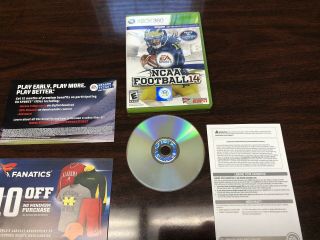 Ncaa Football 14 (microsoft Xbox 360,  2013) Cib Rare