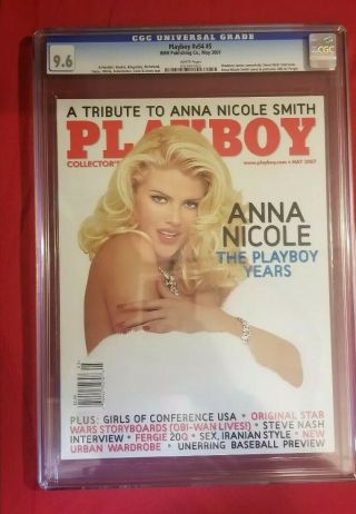 May 2007 Playboy Anna Nicole Smith Cgc 9.  6 Tough Grade Very Rare Iconic