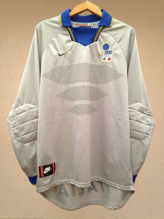 Italy Italia National Team 1996/1997 Goalkeeper Football Jersey Maglia Nike Rare
