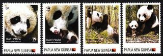 Papua Guinea 2012 Fauna World Of Wildlife: Bears - Giant Panda,  Mnh Rare