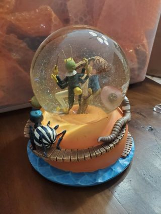 Disney James And The Giant Peach My Name Is James Musical Snow Globe RARE damage 7