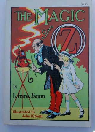 The Magic of Oz,  Tik - Tok of Oz by L Frank Baum,  Neill 1919 vintage RARE 3