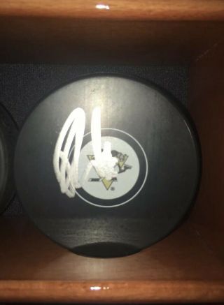 Phil Kessel Pittsburgh Penguins Signed Auto Hockey Puck Rare Stanley Cup Hof