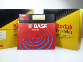 8” Eight Inch Basf Huge Floppy Disk From 1984 Rare