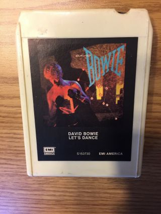 David Bowie Let’s Dance 8 Track Tape Rare Emi America S153730 1983