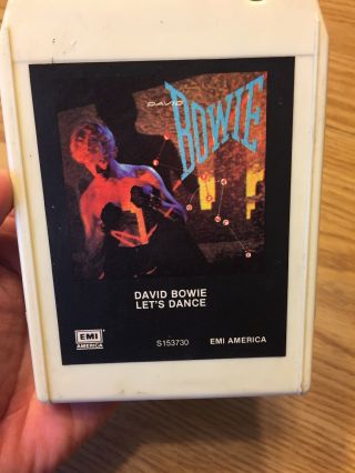 David Bowie Let’s Dance 8 Track Tape RARE Emi America S153730 1983 2