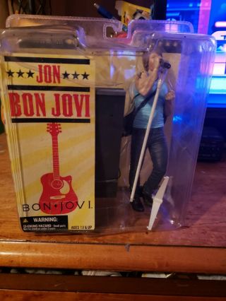 Jon Bon Jovi Action Figure Mcfarlane Toys Rare Vintage 2007