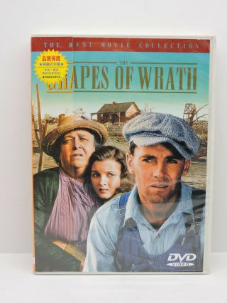 The Grapes Of Wrath Dvd 1940 Rare Edvd6592 Deluxe Letter Box Region All