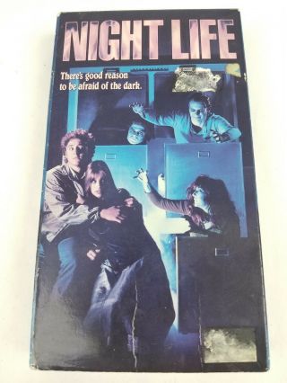 Night Life Scott Grimes John Astin Horror Vhs Tape Movie Very Rare